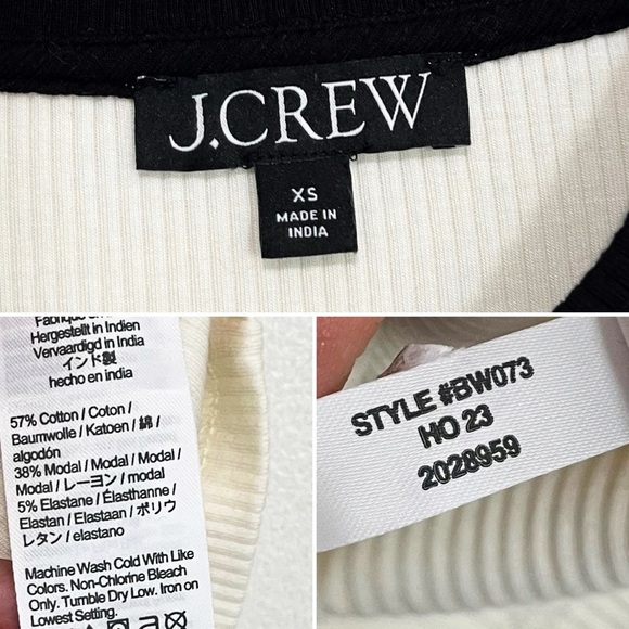 BOGO! J. Crew Vintage Rib Lady Jacket Ivory White Size XS - Picture 9 of 10